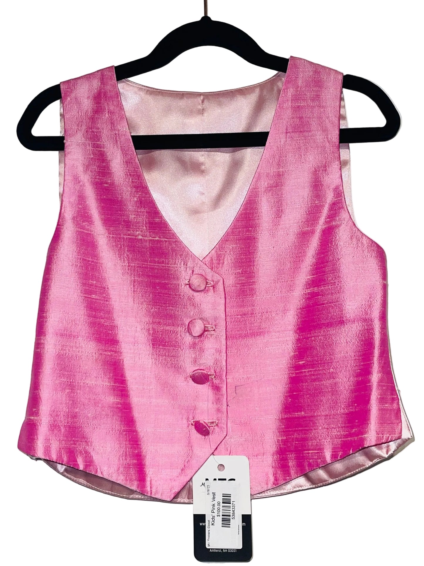 Kids' Pink Vest