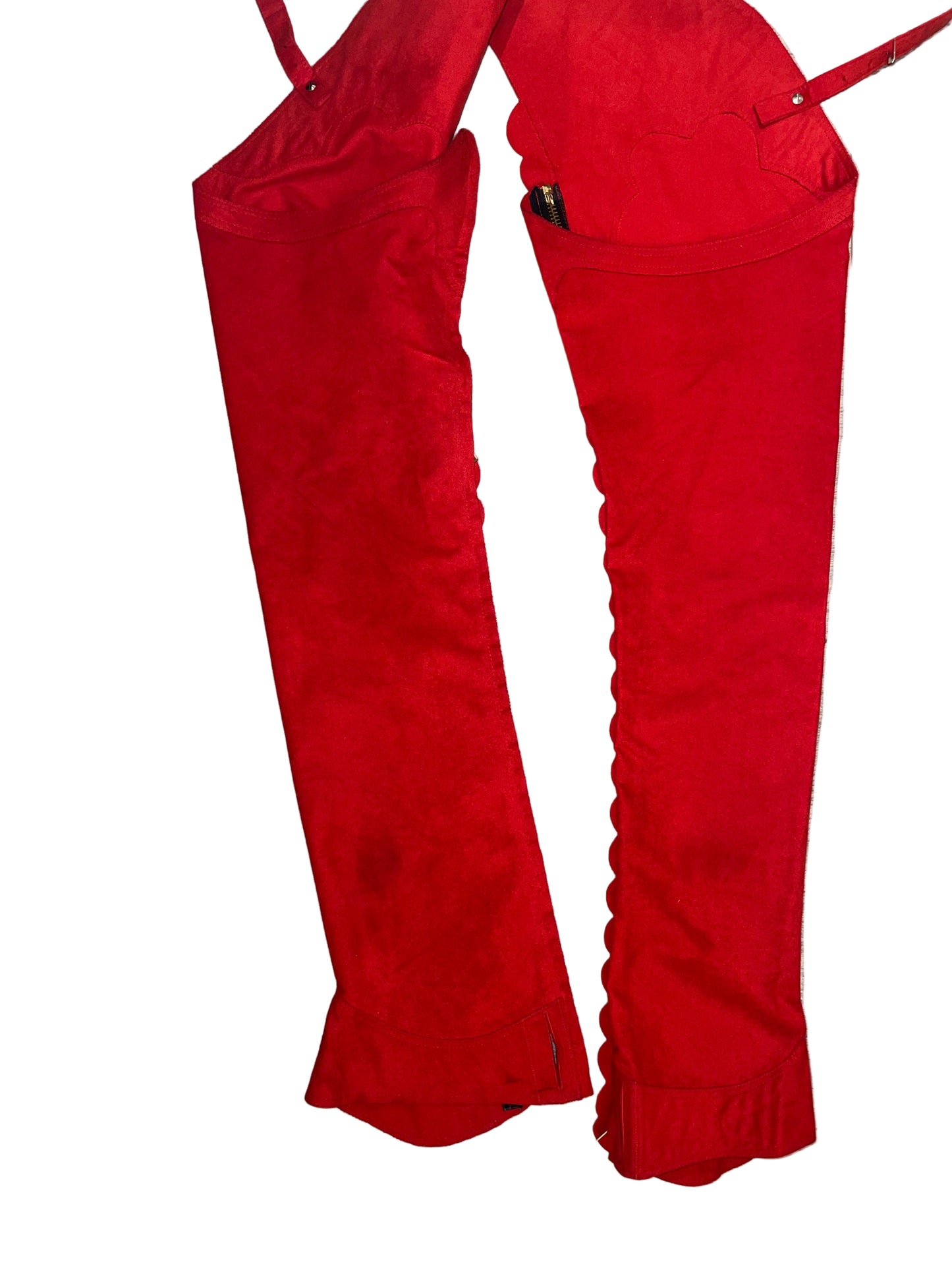 Custom, Bright Red Ladies Chaps