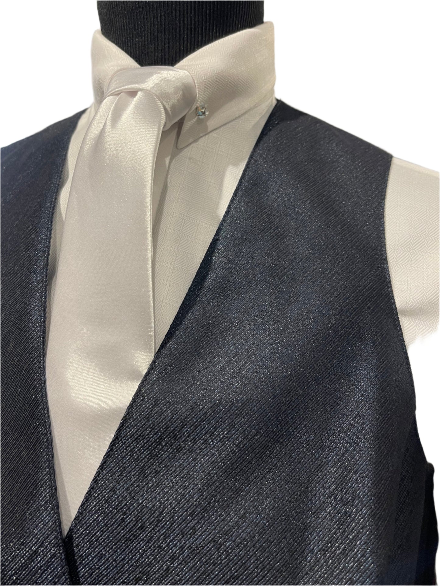 New Snooty Fox Dark Blue Sparkle Vest