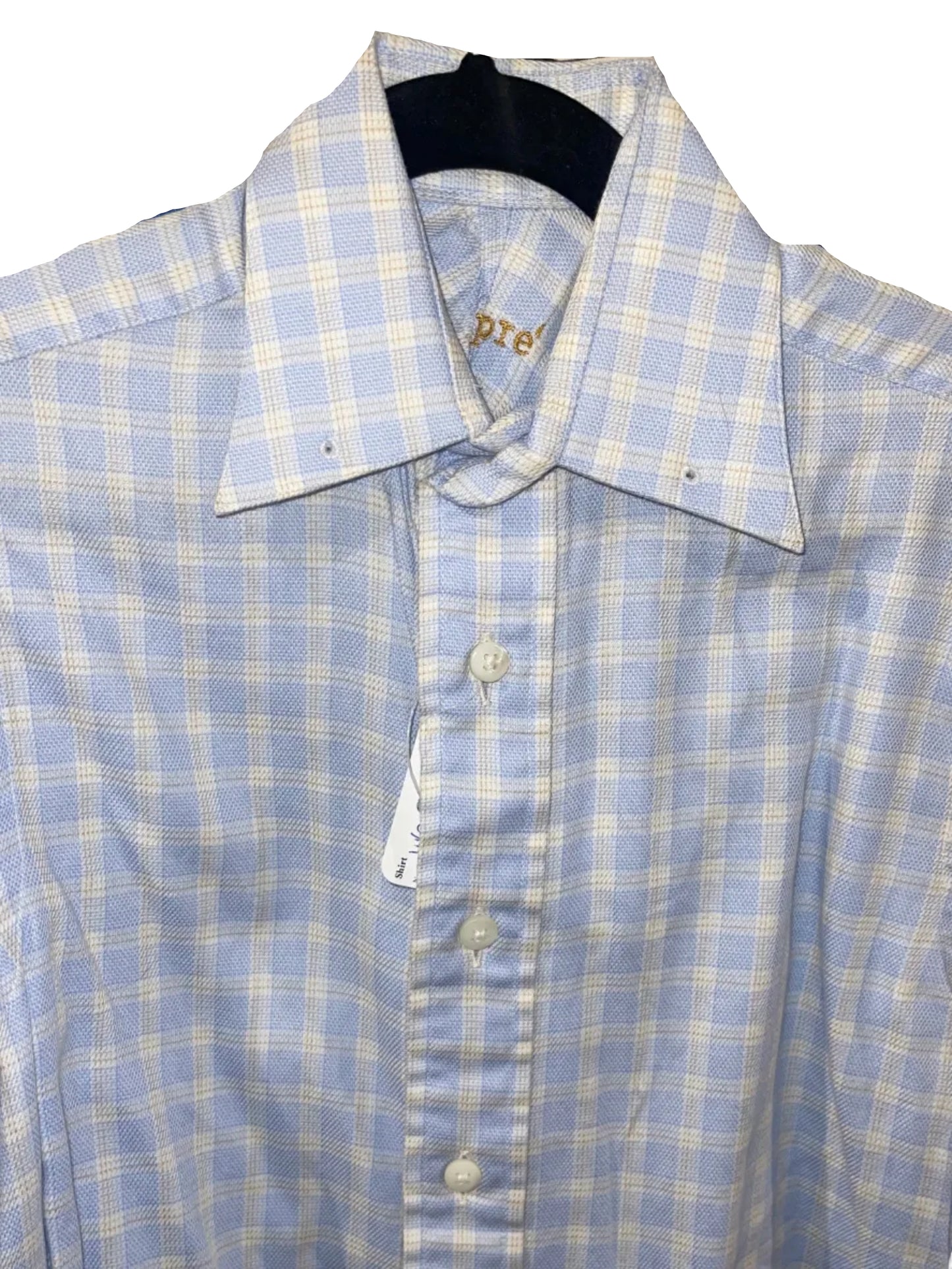 C'est yApre, Blue and Yellow Plaid Shirt