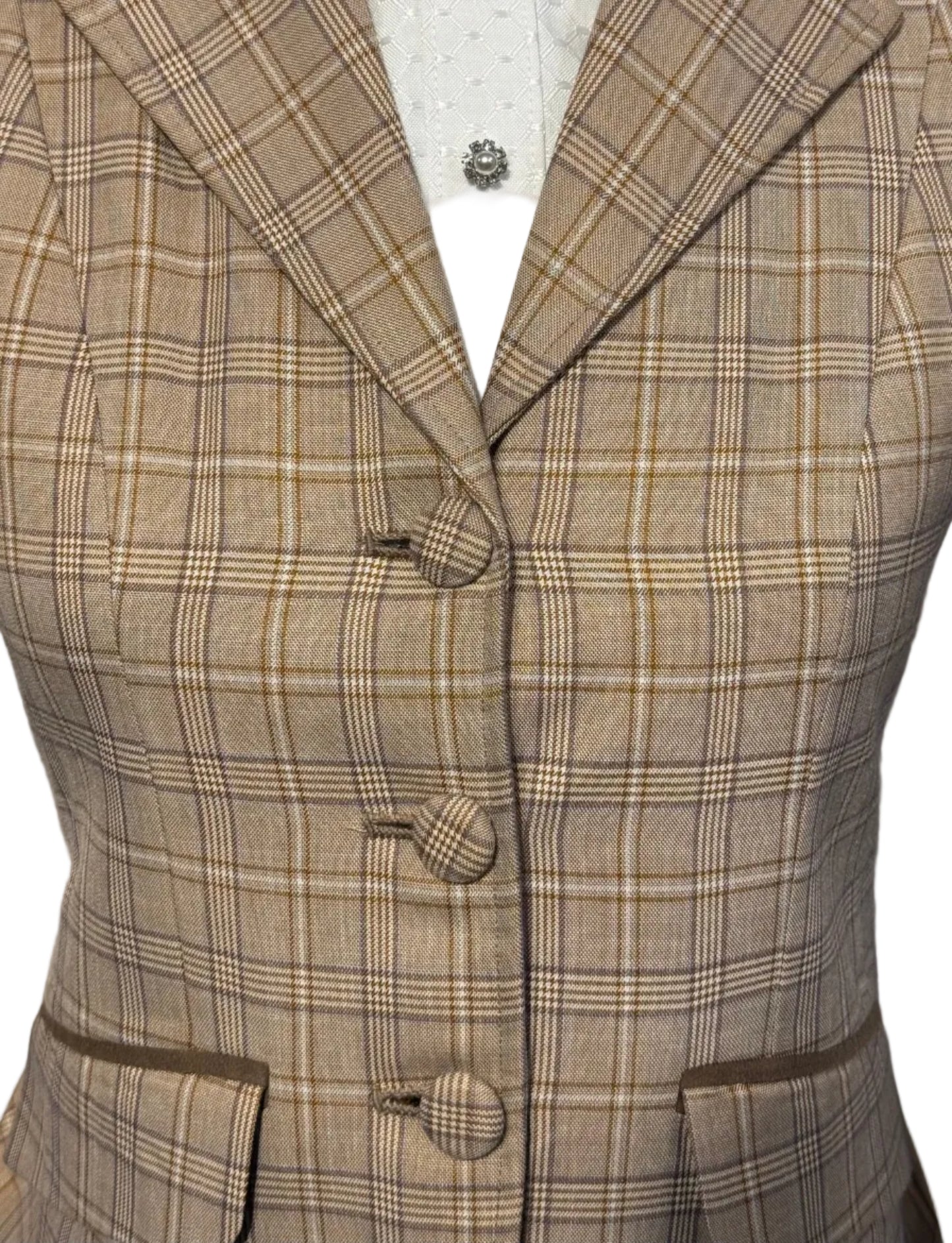Fredy Tailor, Chestnut Plaid Hunt Coat