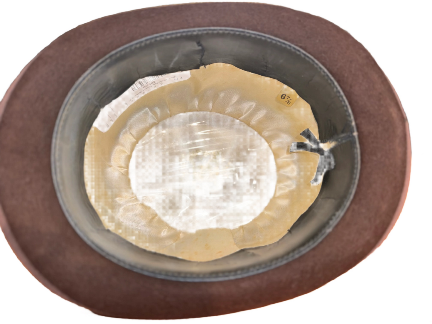 Used, Chocolate Brown Derby, 6 7/8