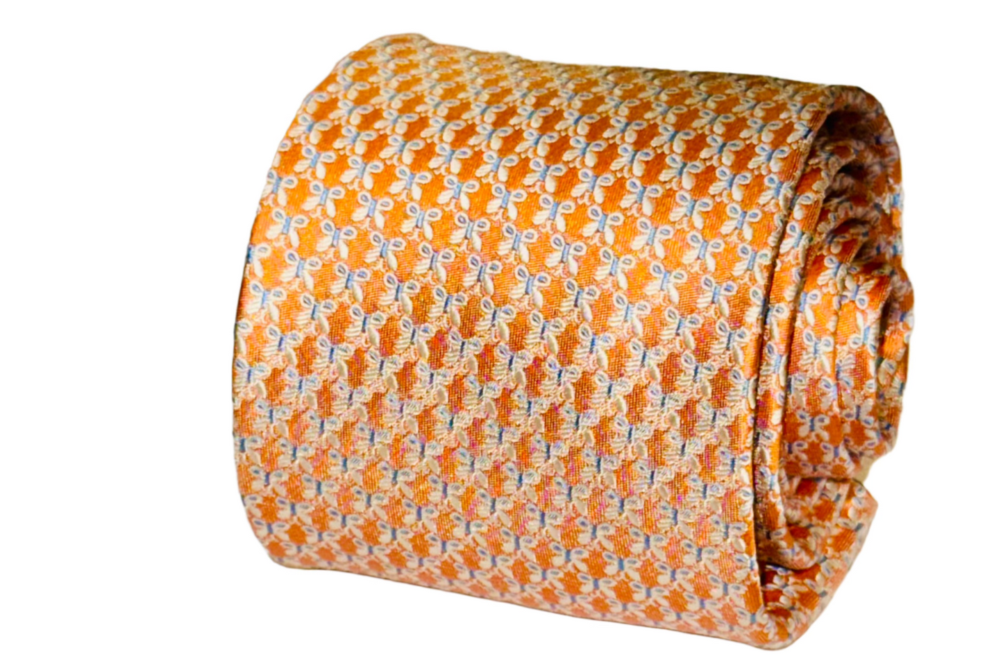Orange and Blue Butterfly Tie