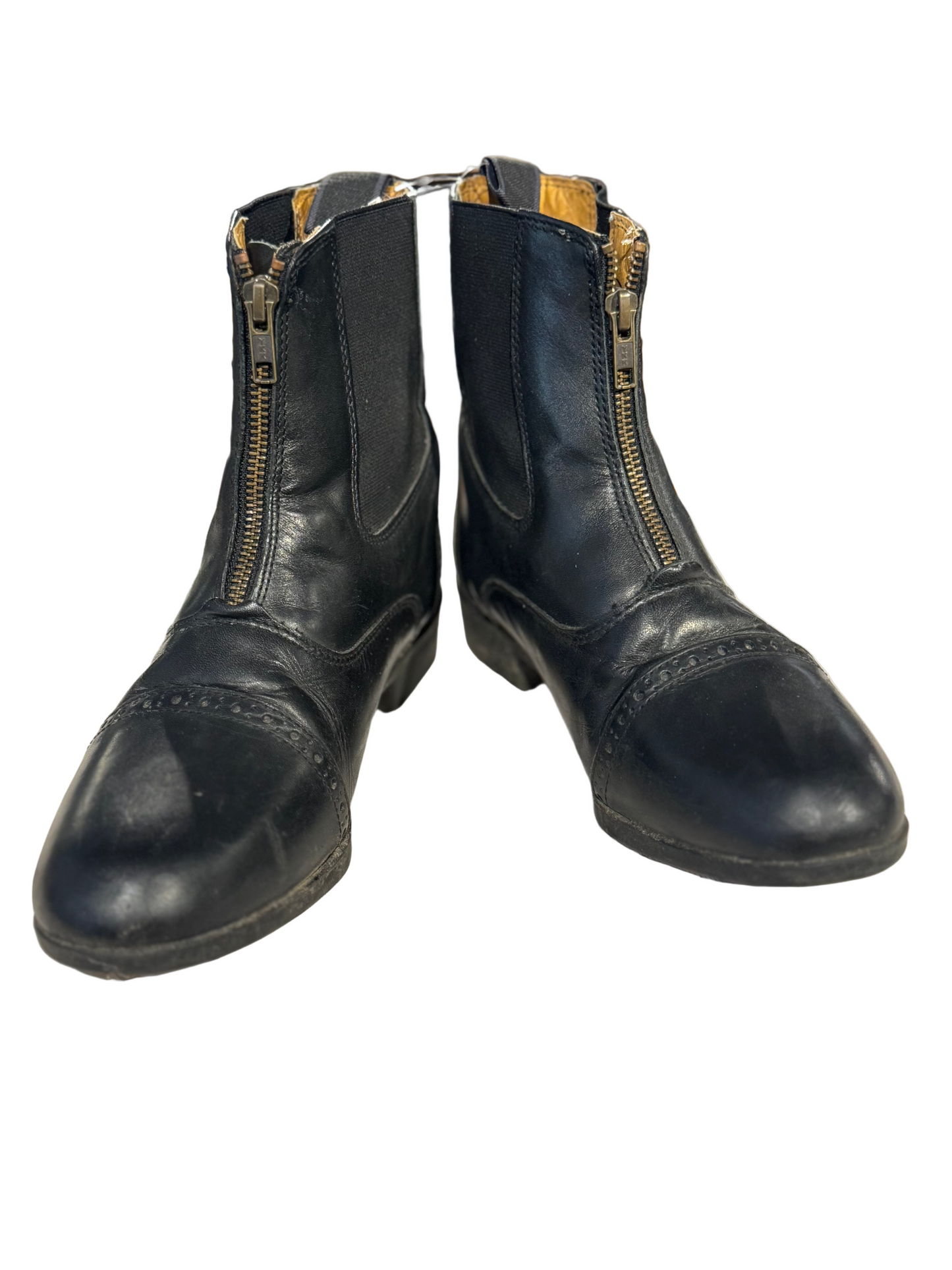 W:8 Black Paddock Boots