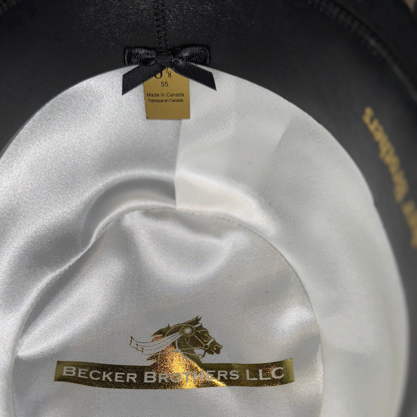 Becker Brothers, Black, 6 7/8 Derby