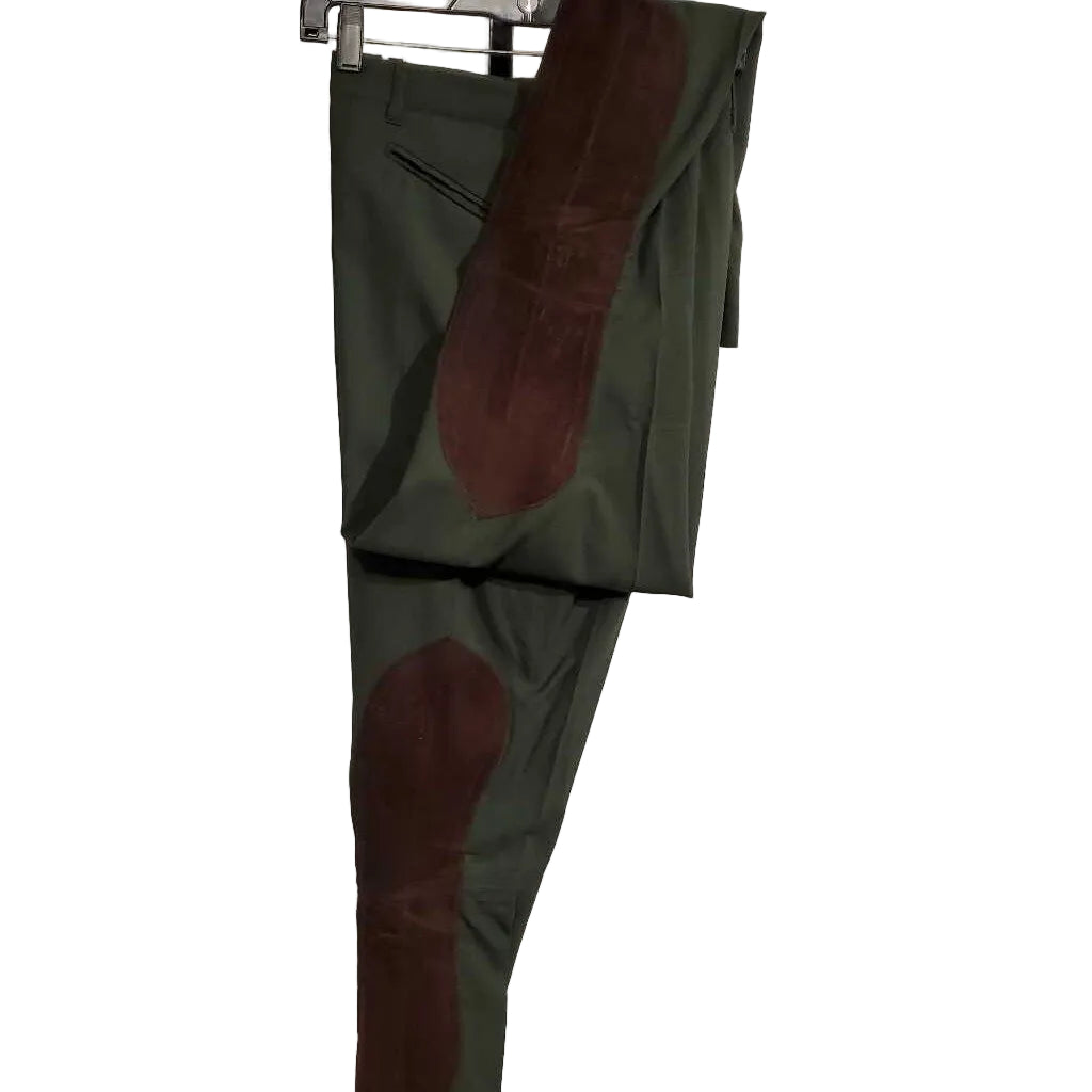 Custom Green pleasure Jods with Suede(27 1/2W, 34INS)