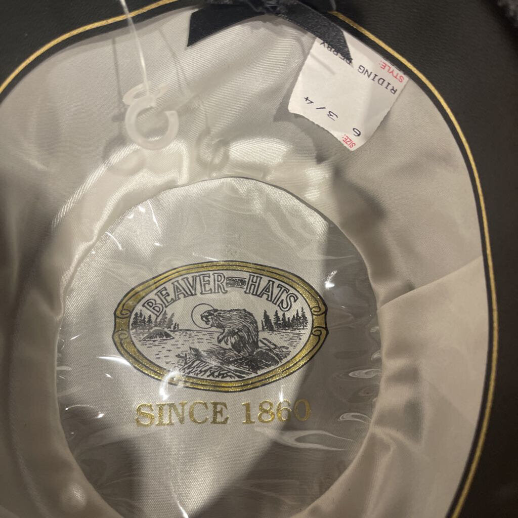 Beaver Hats, Navy, 6 3/4 Derby