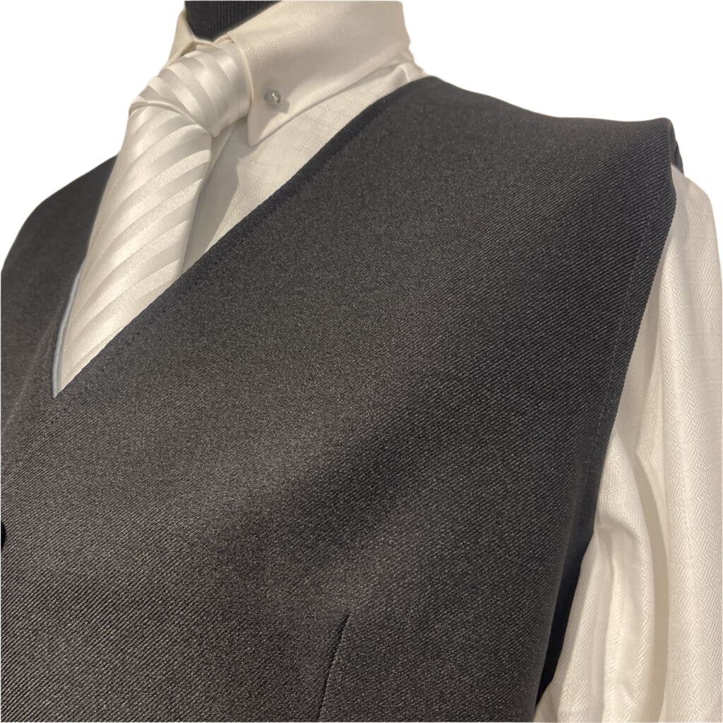 Light Grey and Black Reversible Vest