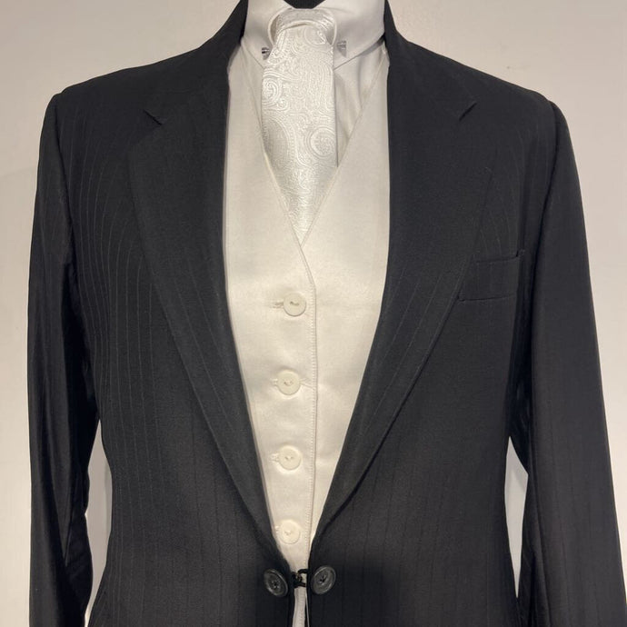 Saddleseat Connection Men's Black Stripe Suit