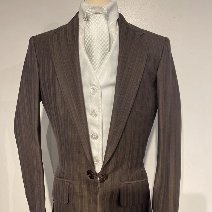 Hawkewood Brown Striped Suit