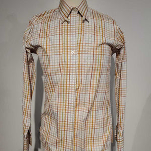 Marsha Orange Plaid Shirt