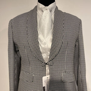 Custom Black and White Houndstooth Daycoat