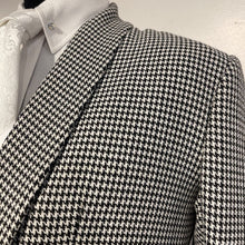 Custom Black and White Houndstooth Daycoat
