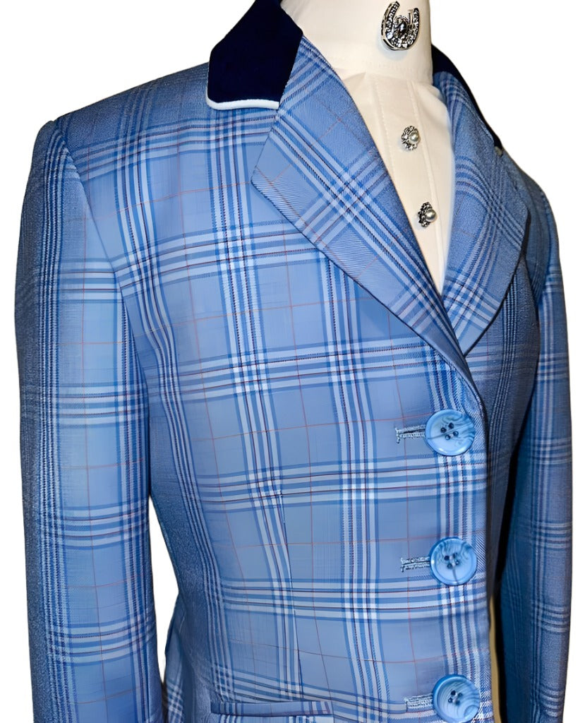 Marsha De Arriaga, Kids Blue Hunt Coat