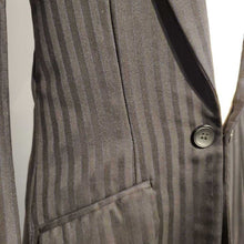 MDA Black with Blue Pinstripe Suit