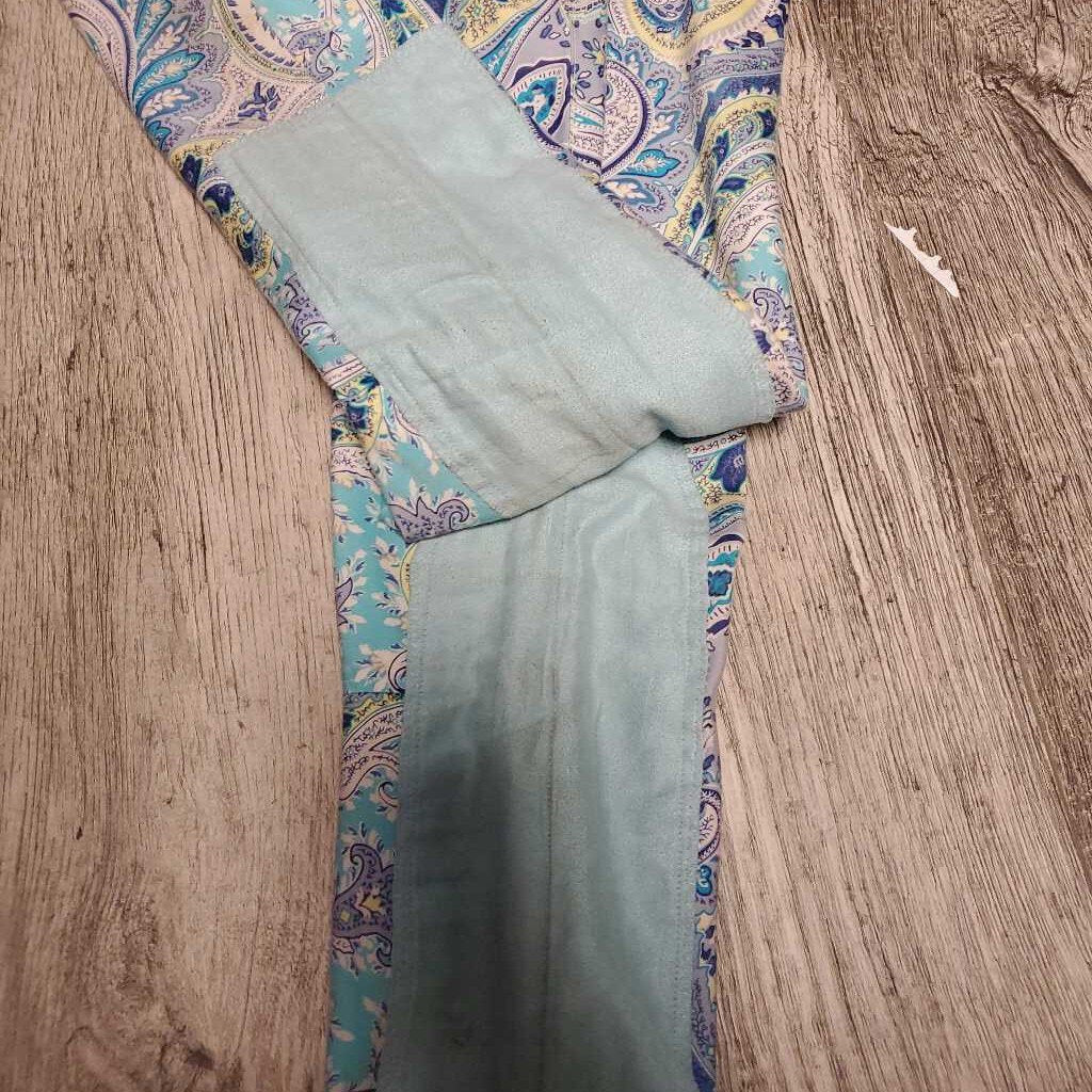 Mod Jods Size 10 Aqua Paisley