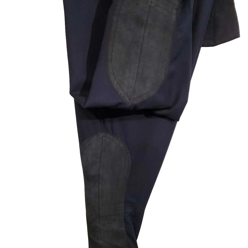 Carl Meyers Navy Pleasure Jods with Suede(28W)