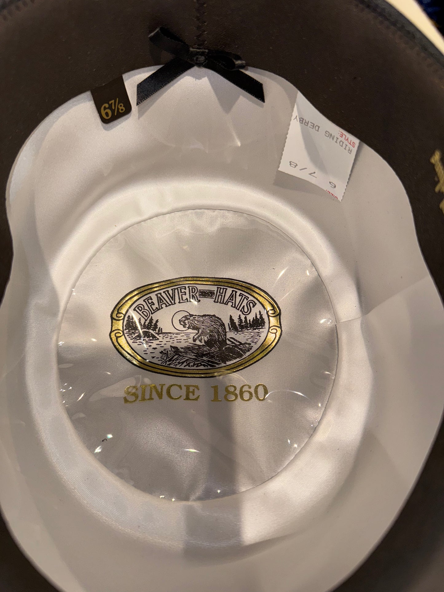 Beaver Brand Hats, 6 7/8, Sand Derby