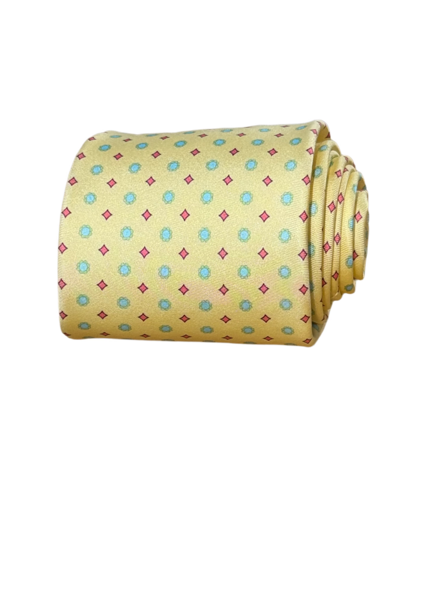 Yellow Patterned Tie