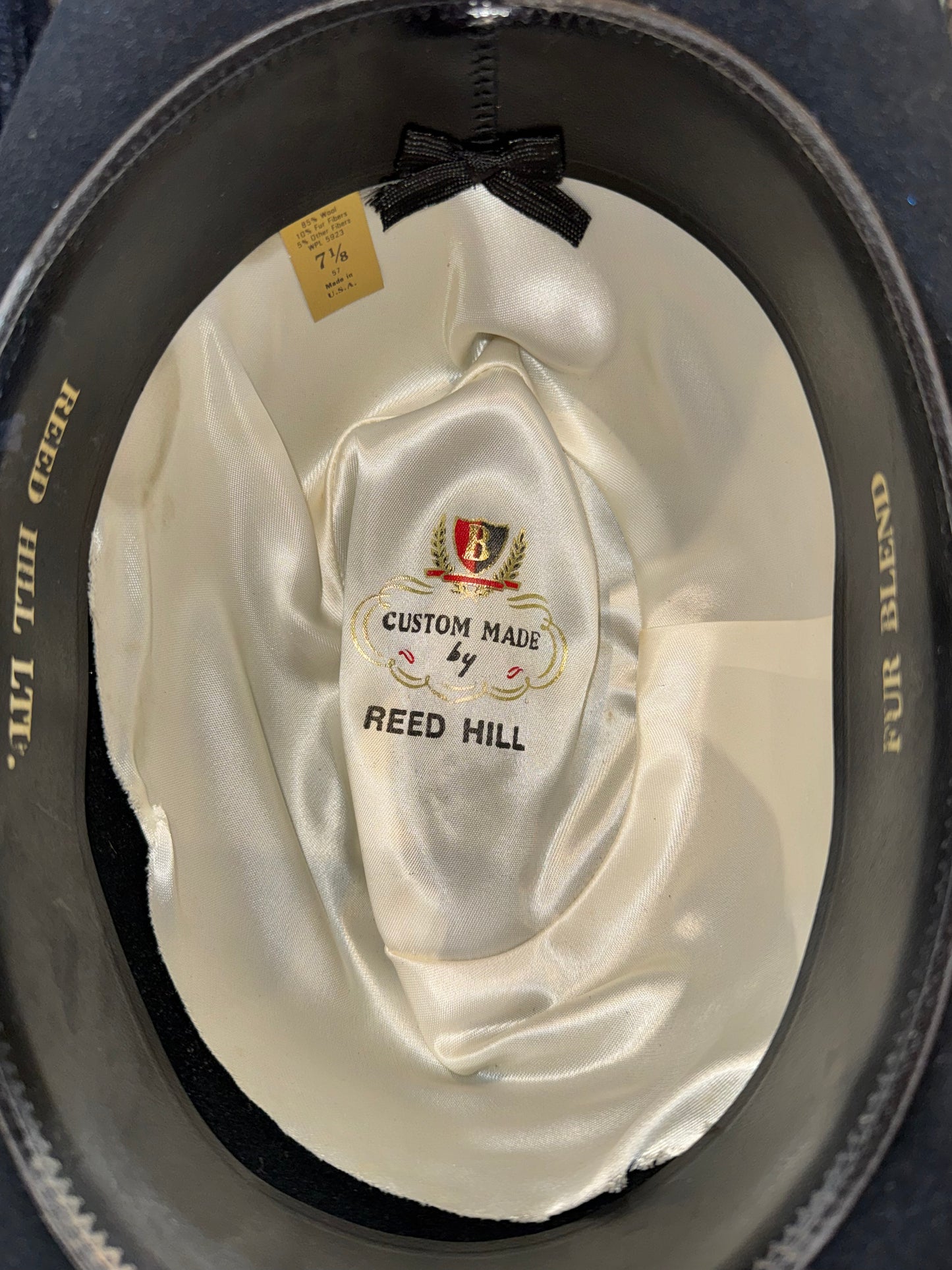 Reed Hill, Navy, 7 1/8 Homburg