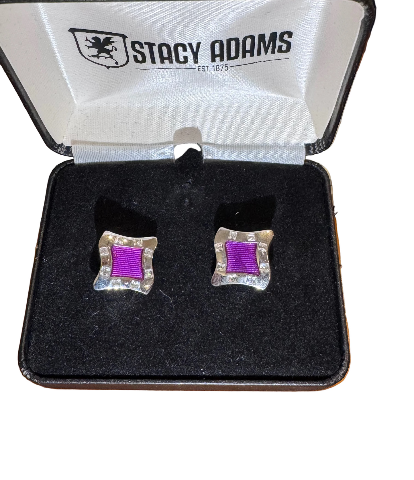 New, Purple Cufflinks