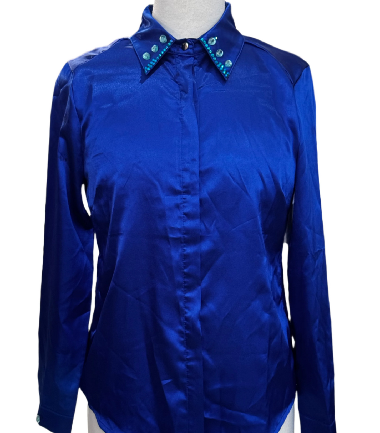 Ladies Satin Western Shirt