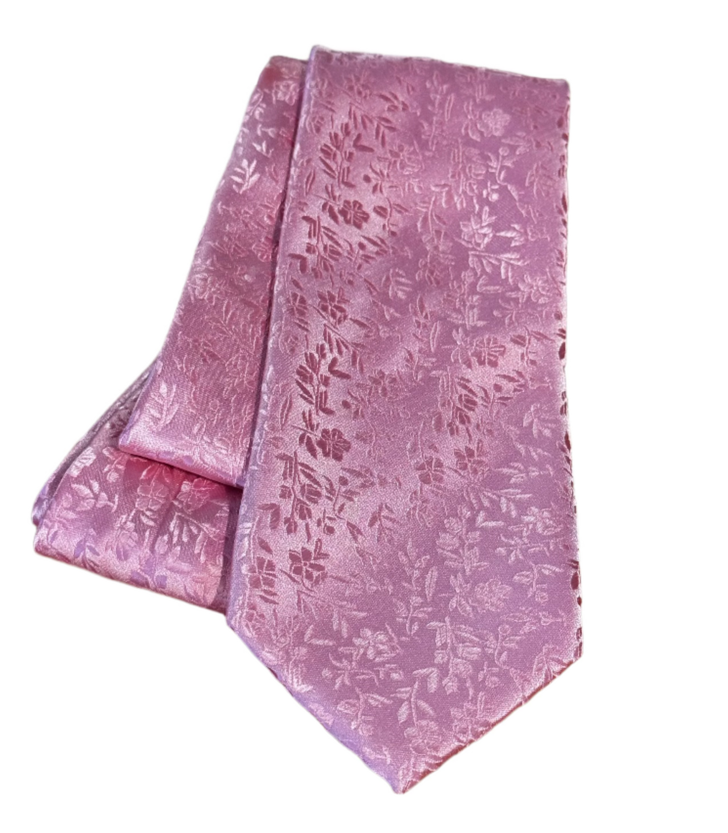 Pink Floral Tie