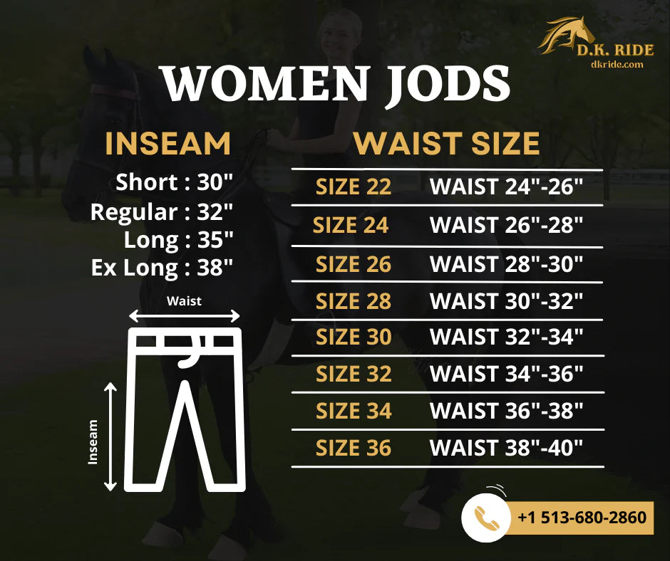 New, D.K. Ride Ladies Stretch Jods