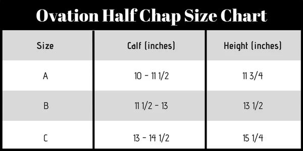 Kids Ovation Stretch Rib Half Chap