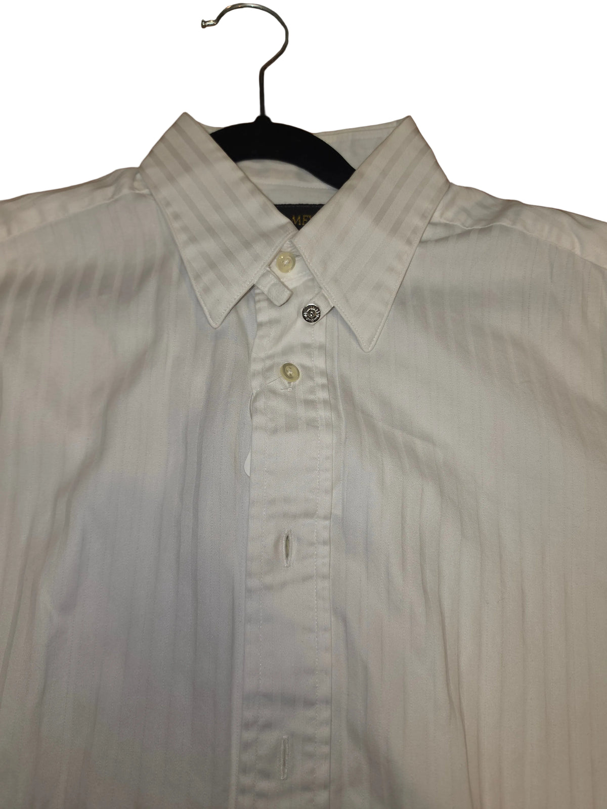 Carl Meyers, White Stripe Shirt