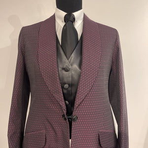 Becker Brothers Magenta Patterned Daycoat