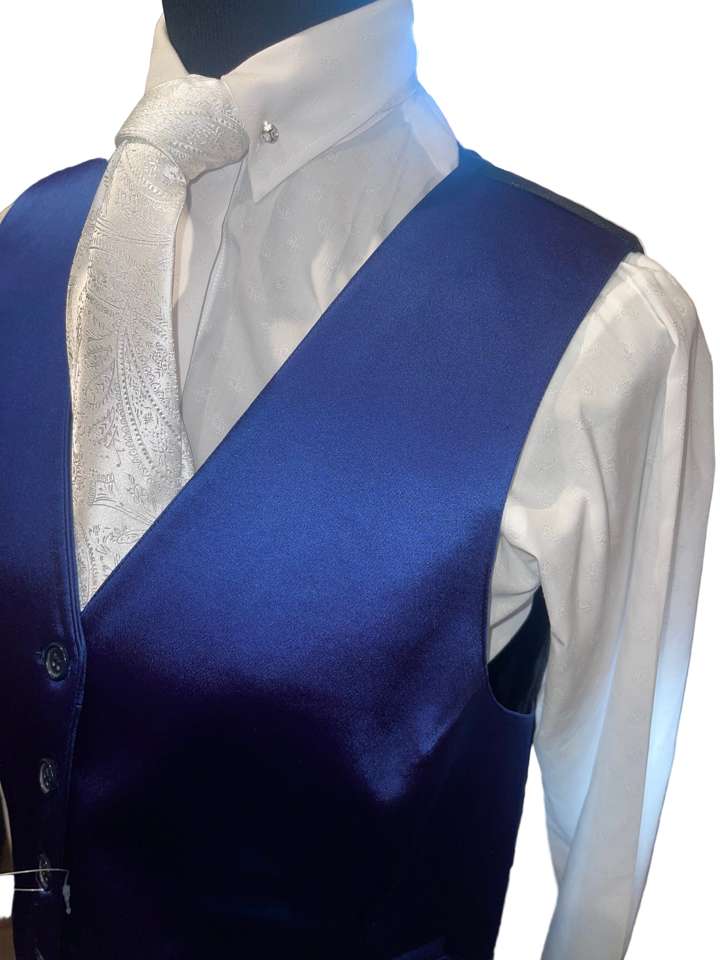 Bleu, Custom Ladies Silk Vest