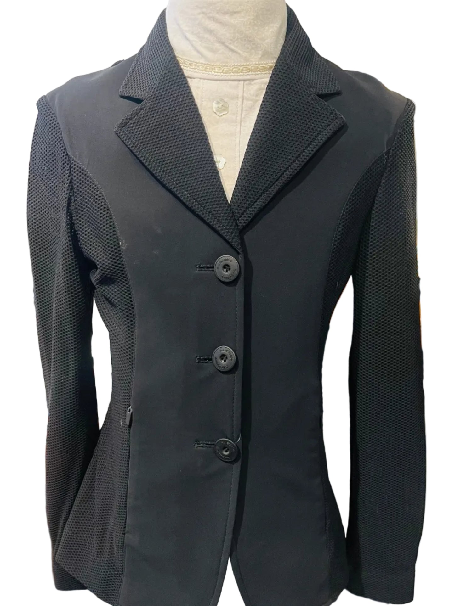 RJ Classics Black Mesh Hunt Coat 10S