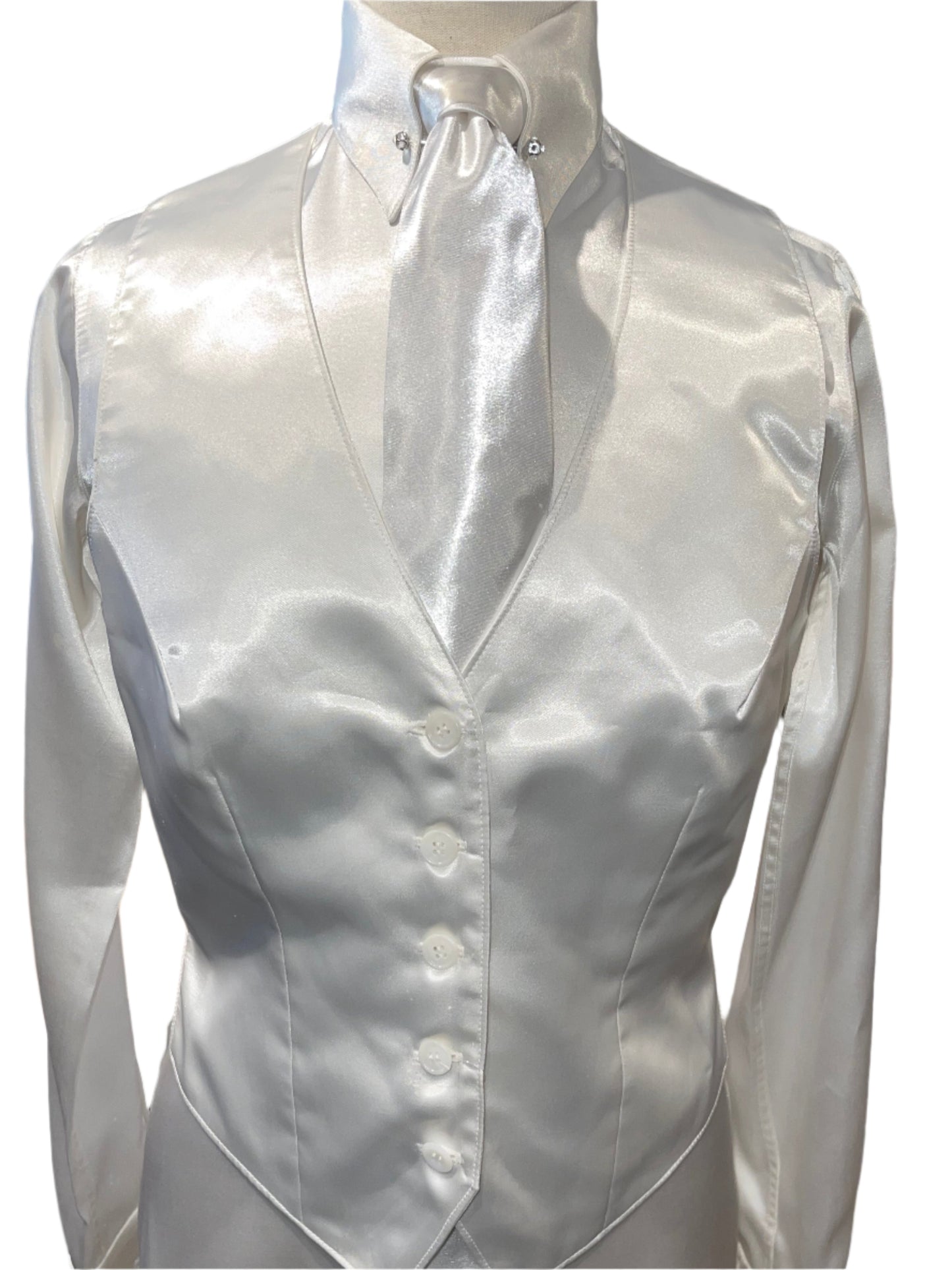 Hawkewood, Off White Teen Satin Set