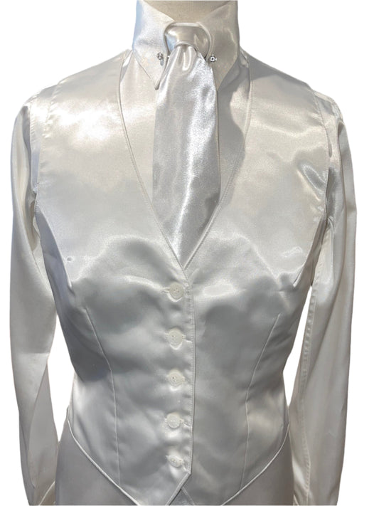 Hawkewood, Off White Teen Satin Set