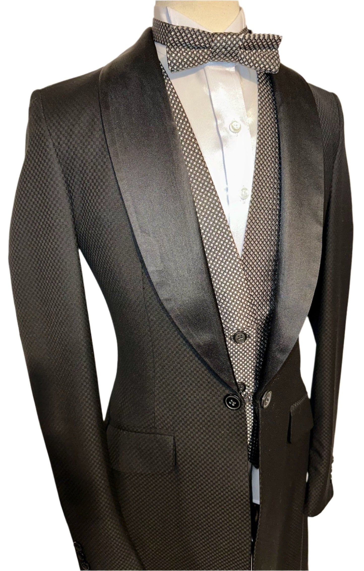 Hawkewood, Black, Teen/Youth Formal Suit