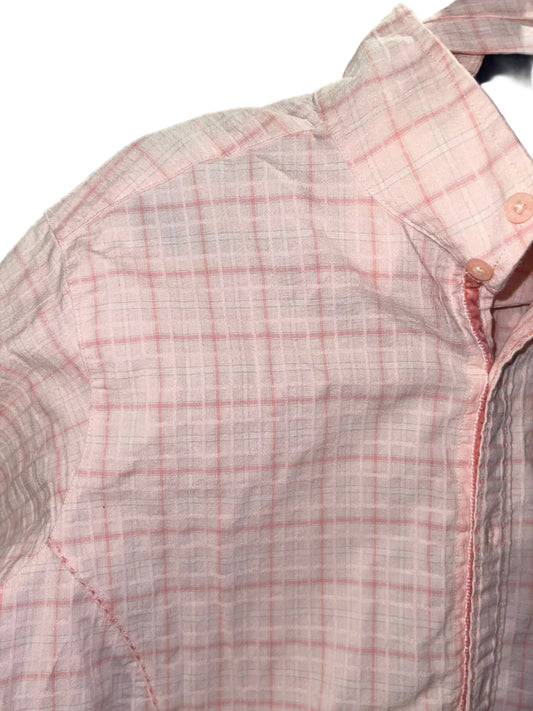 Ariat, Pink Plaid 34 Hunt Shirt