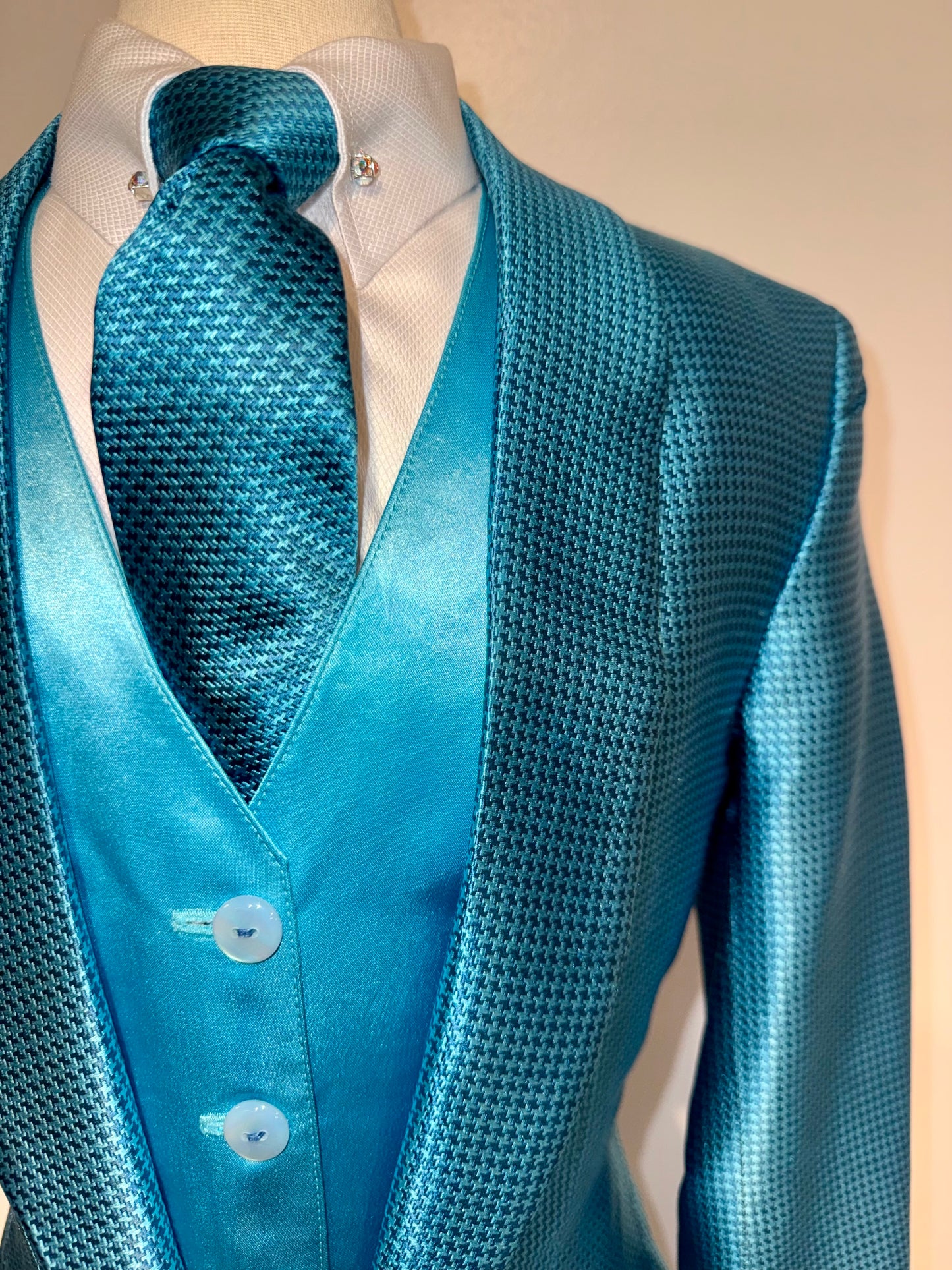Marsha De Arriaga, Girls Teal Day Coat