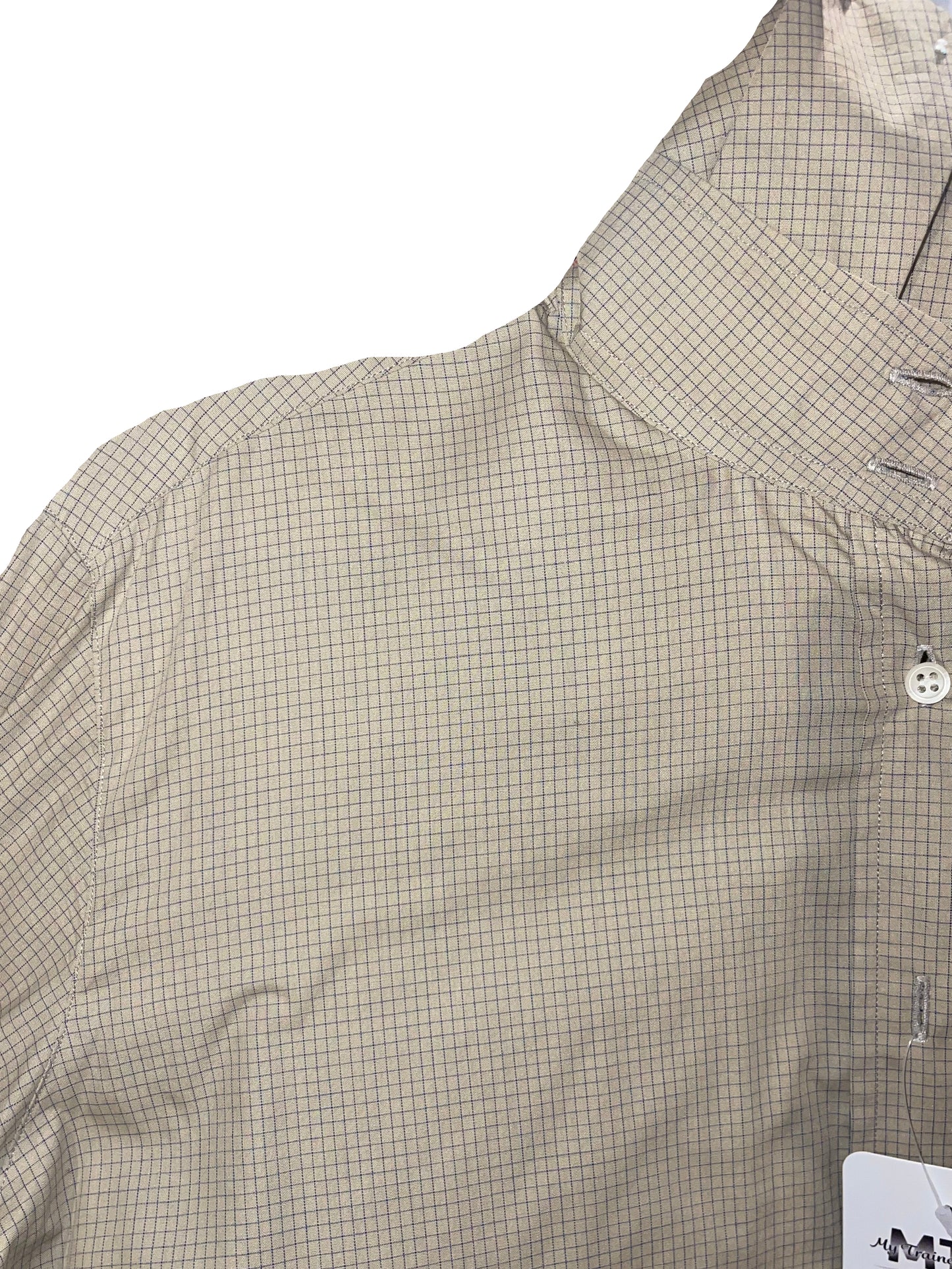 Marigold, Tan Check Ladies 14 Hunt Shirt