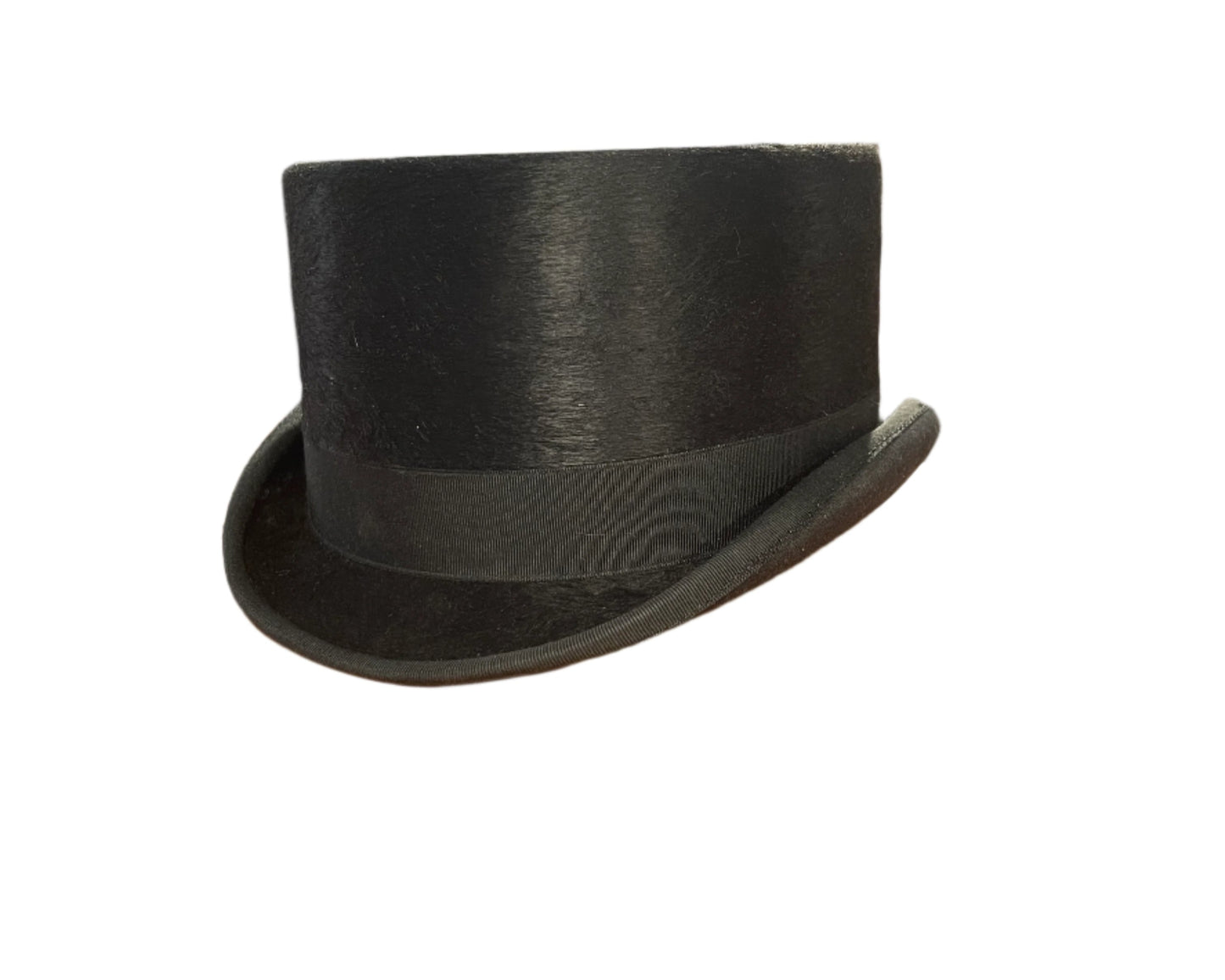 Black, Silk, 6 1/2 Top Hat