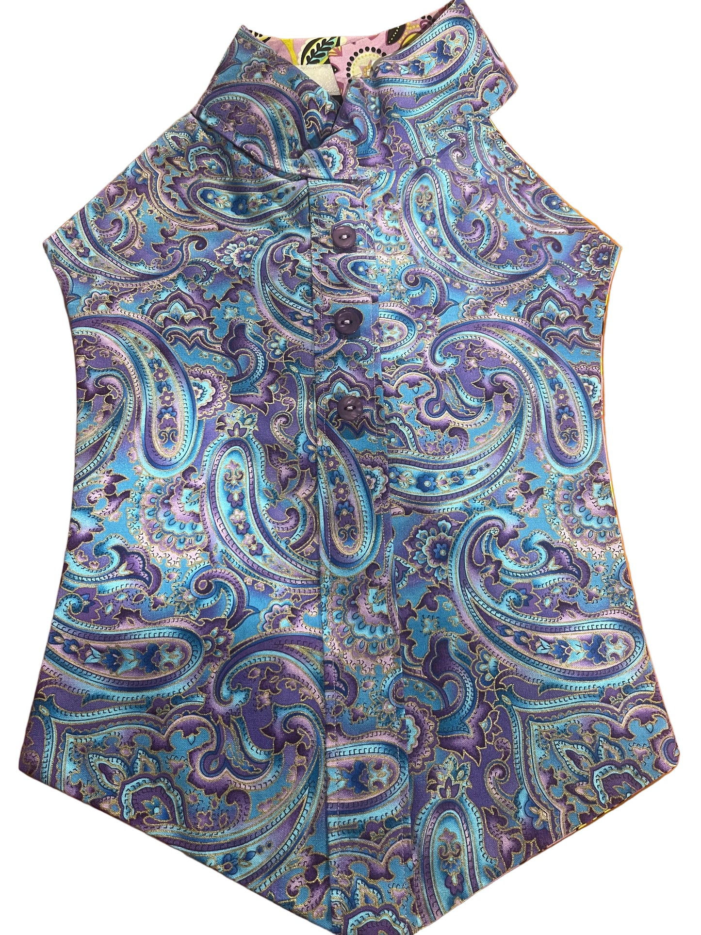 Purple Paisley Dickie
