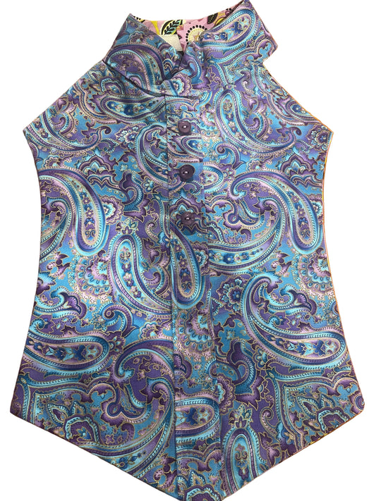 Purple Paisley Dickie