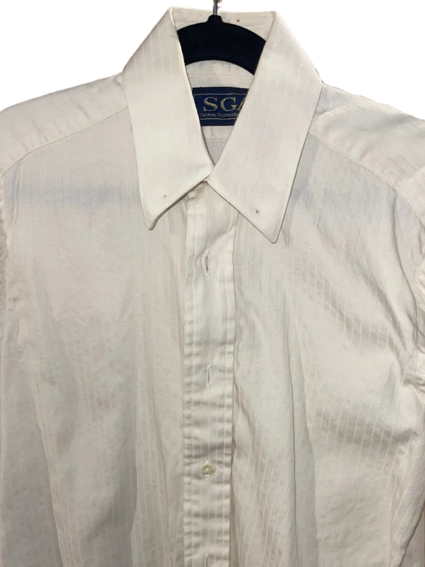 SGA, Cream Stripe Shirt