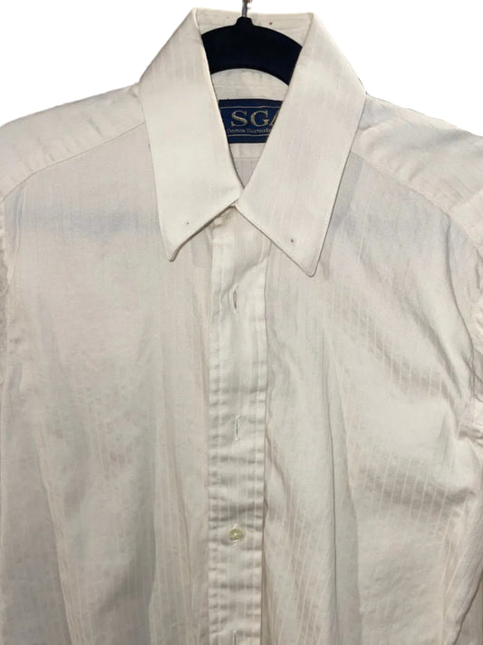 SGA, Cream Stripe Shirt