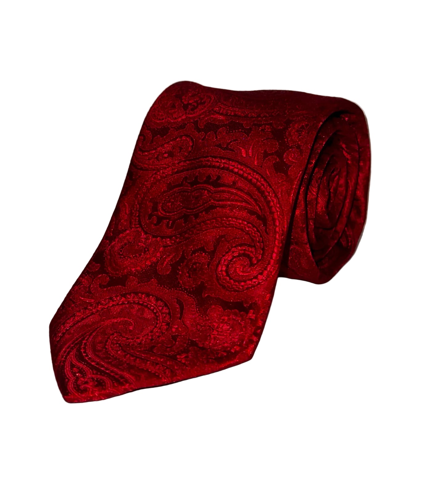 Red Paisley Tie