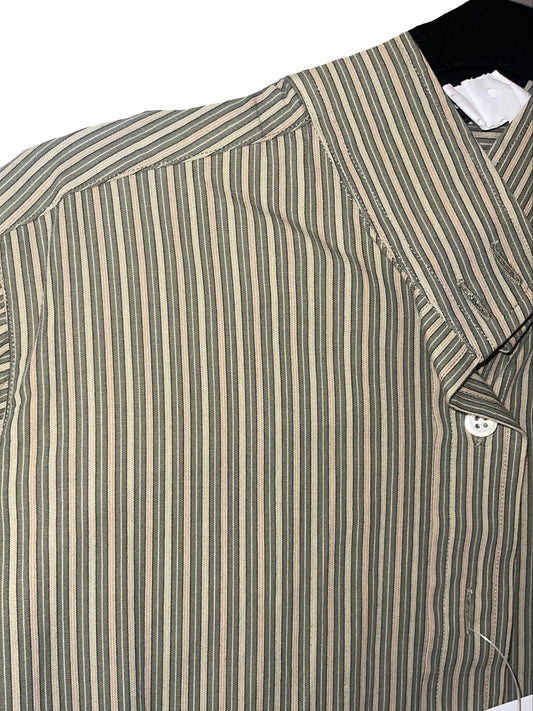 Essex, Dark Green Striped Child 14 Hunt Shirt
