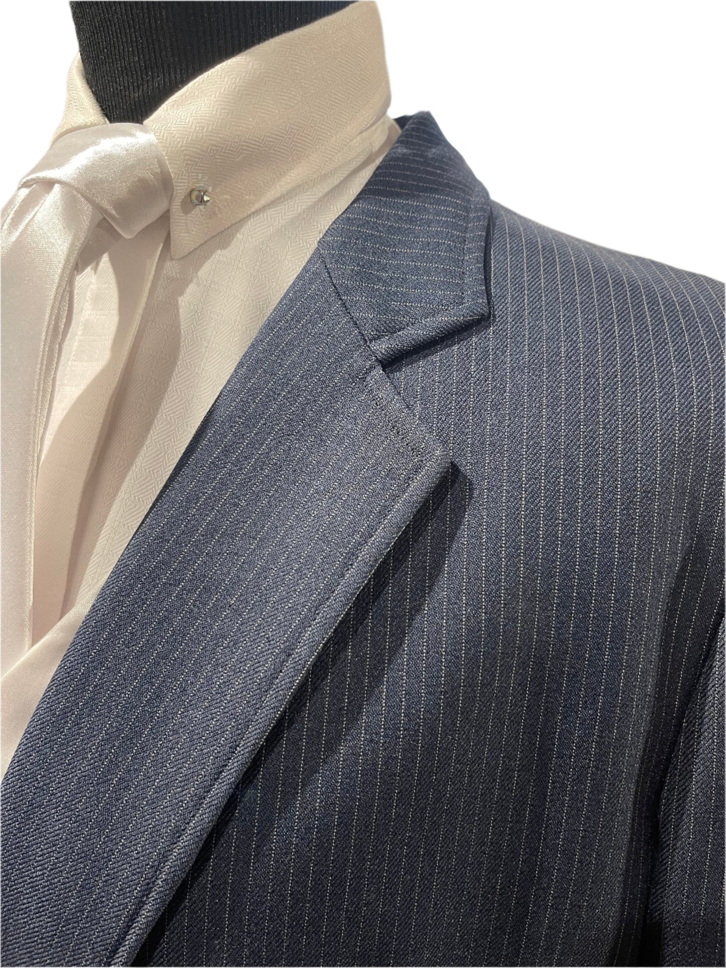 Tailored Sportsman Navy Striped Suit