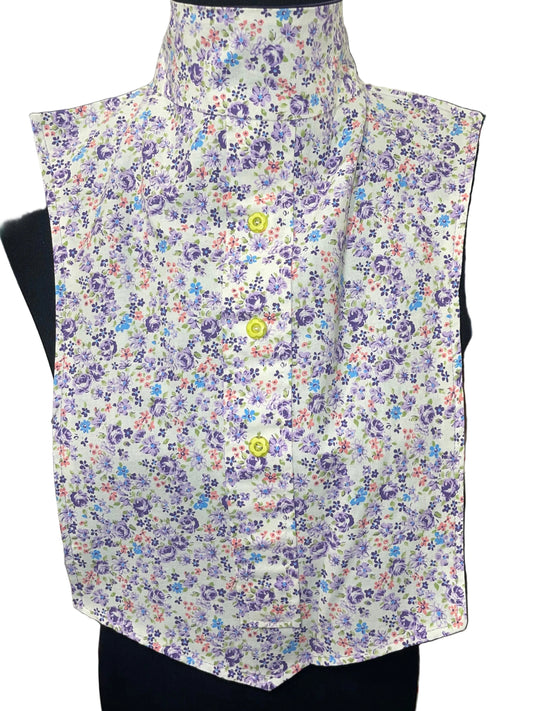 Purple Floral Dickie