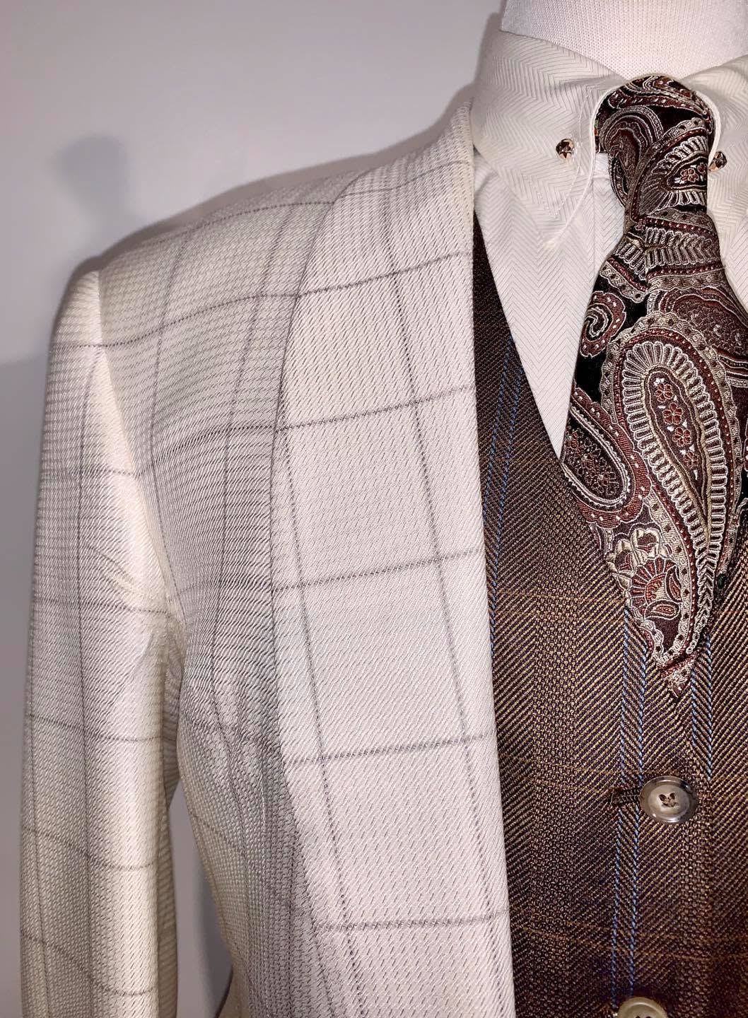 Custom, Cream Day Coat