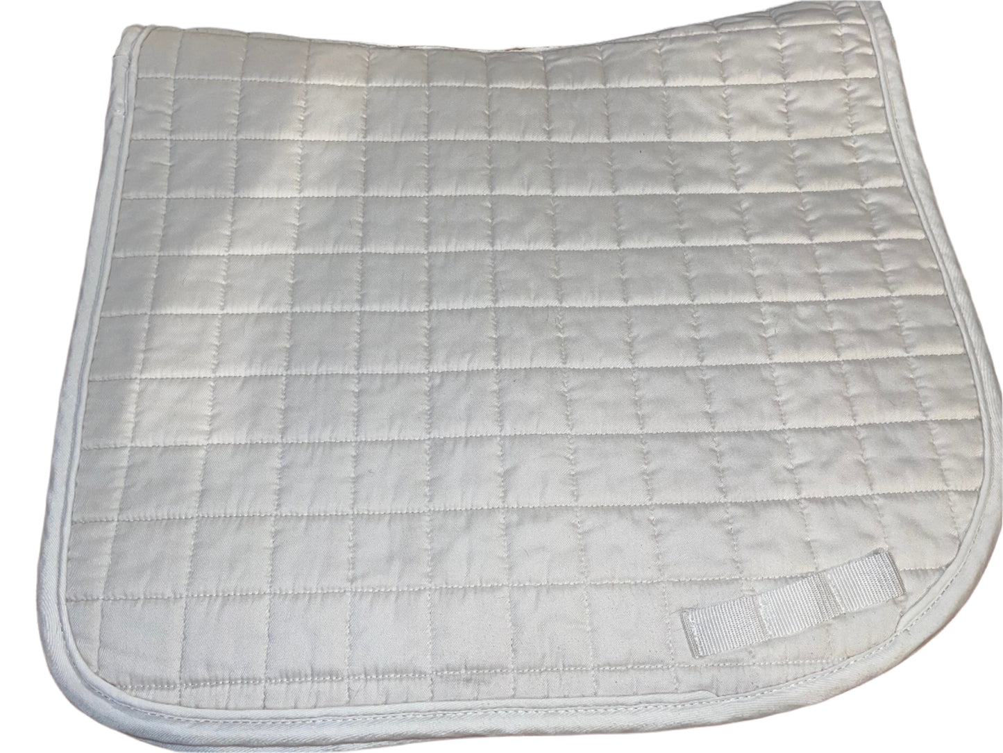 White Dressage Saddle Pad